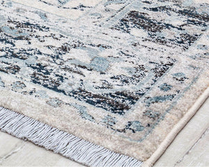 Mason Brooks Amari AM30B Picket White Area Rug