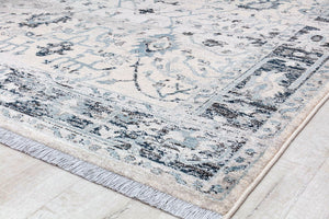 Mason Brooks Amari AM30B Picket White Area Rug