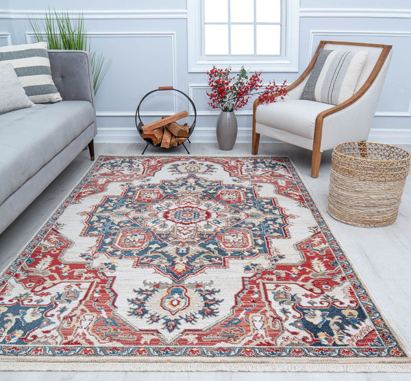 Mason Brooks Amari AM40A Mandarin Orange Area Rug