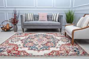 Mason Brooks Amari AM40A Mandarin Orange Area Rug