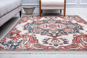 Mason Brooks Amari AM40A Mandarin Orange Area Rug