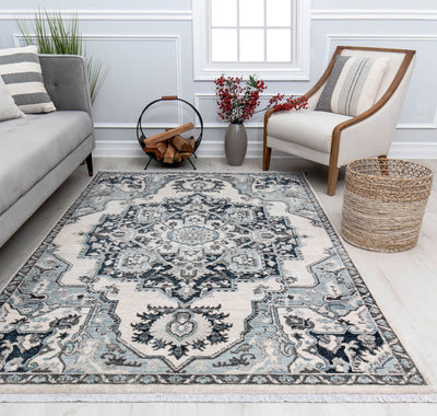 Our beautiful Amari,Icy Opal,Amari Icy Opal,2'6" x 4',Vintage,Pile Height: 0.5,Durable,Polypropylene,Polyester,Hi Lo,Durable,Vintage,Abstract,Blue,Beige,Turkey,Rectangle,AM40B Area Rug
