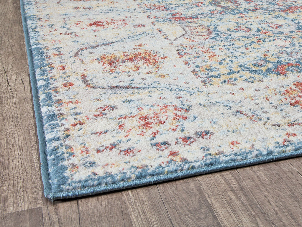 Rugs America Athena AT15B Garden Blue Area Rug