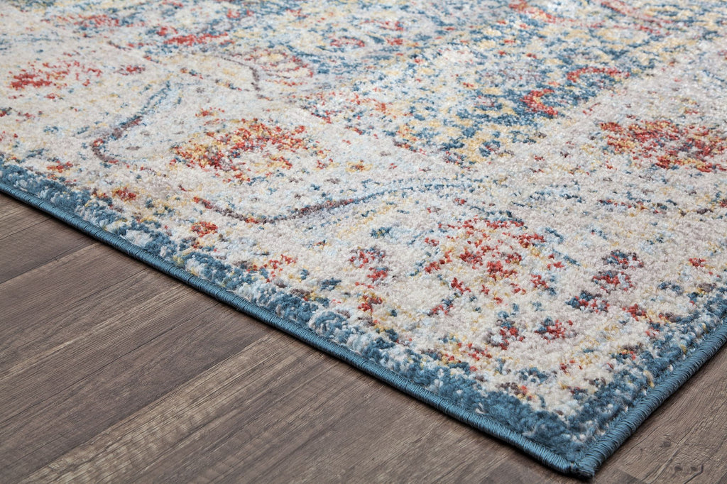 Rugs America Athena AT15B Garden Blue Area Rug