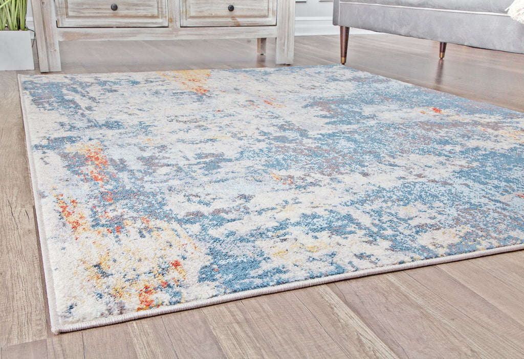 Rugs America Athena AT55A Abstract Storm Area Rug