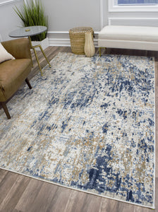 Our beautiful Auden,Gold Foil,Auden Gold Foil,5'3"x7',Abstract,Pile Height: 0.7,Soft Touch,Polyester,Hi Lo,Soft Touch,Abstract,Transitional,Gold,Ivory,Turkey,Rectangle,AD10A Area Rug