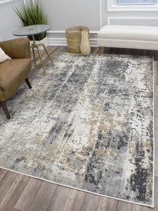 CosmoLiving By Cosmopolitan Auden AD20B Silverlight Area Rug