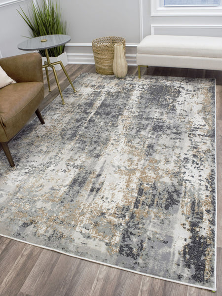 CosmoLiving By Cosmopolitan Auden AD20B Silverlight Area Rug