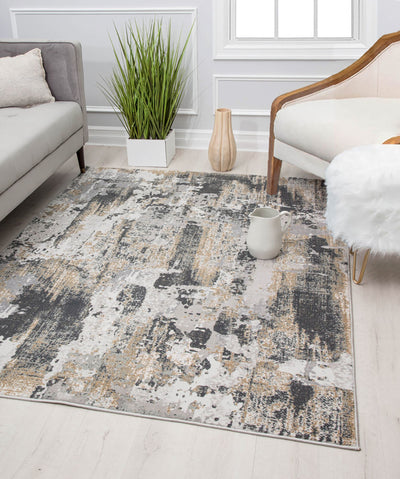 Our beautiful Auden,White Gold,Auden White Gold,2'6"x4',Abstract,Pile Height: 0.7,Soft Touch,Polyester,Hi Lo,Soft Touch,Abstract,Transitional,White,Gray,Turkey,Runner,AD40B Area Rug