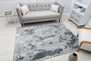 CosmoLiving By Cosmopolitan Auden AD40C Silver Platinum Area Rug