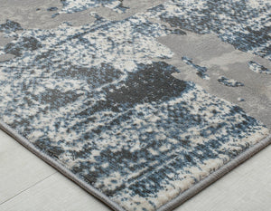 CosmoLiving By Cosmopolitan Auden AD40C Silver Platinum Area Rug