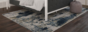 CosmoLiving By Cosmopolitan Auden AD40D Sapphire Blue Area Rug