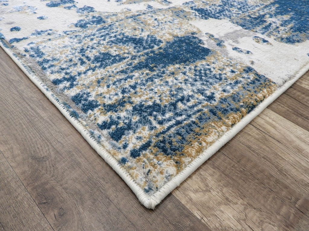 CosmoLiving By Cosmopolitan Auden AD40D Sapphire Blue Area Rug