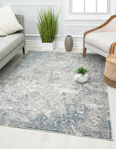 Our beautiful Auden,Incandescence,Auden Incandescence,2'6"x4',Abstract,Pile Height: 0.7,Soft Touch,Polyester,Hi Lo,Soft Touch,Abstract,Transitional,Gray,Blue,Turkey,Runner,AD85A Area Rug