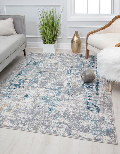 Our beautiful Auden,Blue Luxe,Auden Blue Luxe,2'6"x4',Abstract,Pile Height: 0.7,Soft Touch,Polyester,Hi Lo,Soft Touch,Abstract,Transitional,Gray,Blue,Turkey,Runner,AD90B Area Rug