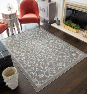 Mason Brooks Beaumont BM20D Vines Grey Area Rug