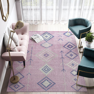 CosmoLiving By Cosmopolitan Bodrum BR15C Native Pink Area Rug