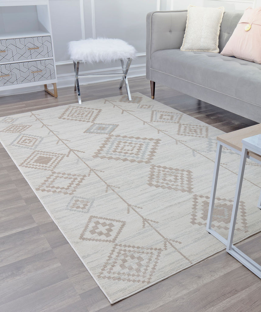 Our beautiful Bodrum,Native Cream,Bodrum Native Cream,2'x4',Moroccan,Pile Height: 0.4,shiny,Polypropylene,Super Soft,shiny,Moroccan,Tribal,gray,tan,Turkey,Rectangle,BR15D Area Rug