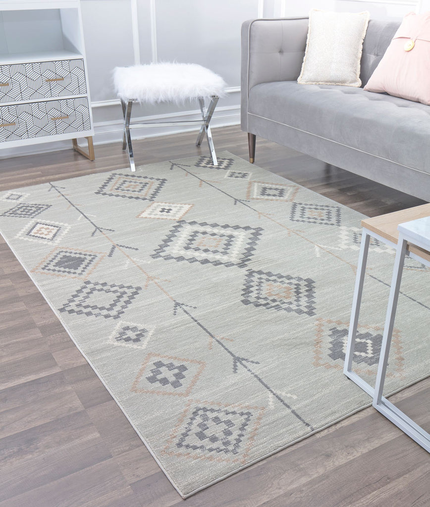 Our beautiful Bodrum,Native Fog,Bodrum Native Fog,2'x4',Moroccan,Pile Height: 0.4,shiny,Polypropylene,Super Soft,shiny,Moroccan,Tribal,gray,ivory,Turkey,Rectangle,BR15J Area Rug
