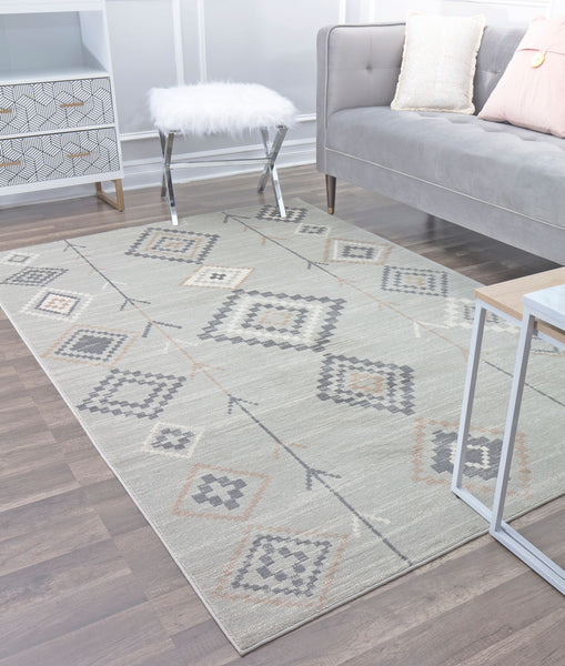 CosmoLiving By Cosmopolitan Bodrum BR15J Native Fog Area Rug