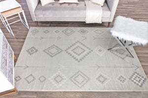 CosmoLiving By Cosmopolitan Bodrum BR15J Native Fog Area Rug