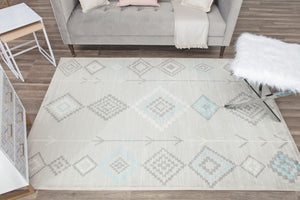 CosmoLiving By Cosmopolitan Bodrum BR15K Native Turquoise Area Rug