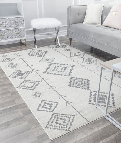 Our beautiful Bodrum,Native White,Bodrum Native White,2'x4',Moroccan,Pile Height: 0.4,shiny,Polypropylene,Super Soft,shiny,Moroccan,Tribal,Light Gray,dark gray,Turkey,Rectangle,BR15L Area Rug
