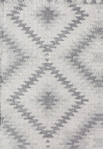 CosmoLiving By Cosmopolitan Bodrum BR30E Kilim Silver Area Rug