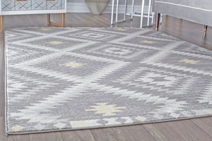 CosmoLiving By Cosmopolitan Bodrum BR30F Kilim Gray Area Rug