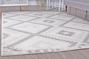 CosmoLiving By Cosmopolitan Bodrum BR30G Kilim White Area Rug