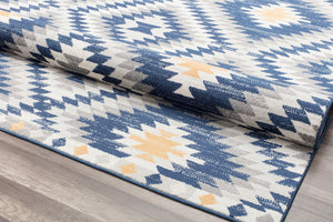 CosmoLiving By Cosmopolitan Bodrum BR30H Kilim Cadet  Area Rug