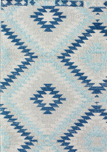 CosmoLiving By Cosmopolitan Bodrum BR30I Ice Blue Area Rug