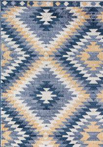 CosmoLiving By Cosmopolitan Bodrum BR30J Kilim Denim Area Rug