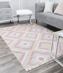 Our beautiful Bodrum,BubbleGum,Bodrum BubbleGum,2'x4',Moroccan,Pile Height: 0.4,shiny,Polypropylene,Super Soft,shiny,Moroccan,Tribal,Gray,pink,Turkey,Rectangle,BR30R Area Rug