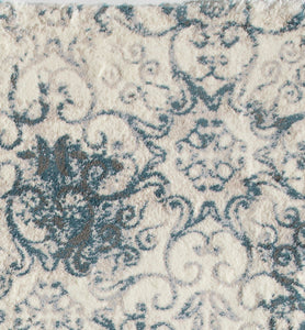 Mason Brooks Brighton BH350A Blue Fleur Area Rug