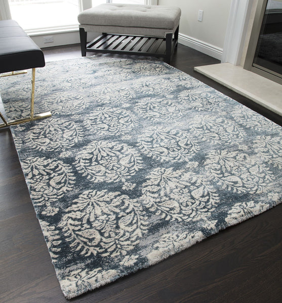 Mason Brooks Brighton BH500A Crystal Blue Area Rug