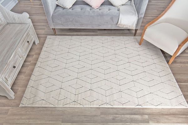 CosmoLiving By Cosmopolitan Cadence CN10A Limestone Area Rug