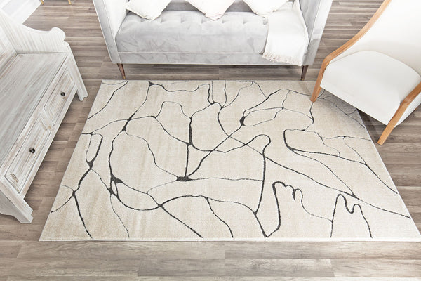 Our beautiful Cadence,Marble,Cadence Marble,2'x4',Contemporary,Pile Height: 0.5,Hi Low,Polypropylene,Polyester,Super Soft,Hi Low,Contemporary,Geometric,Tan,Black,Turkey,Rectangle,CN20A Area Rug