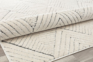 CosmoLiving By Cosmopolitan Cadence CN30A Alabaster Area Rug