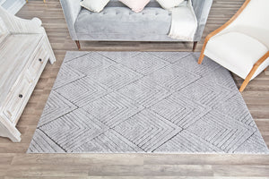 Our beautiful Cadence,Soapstone,Cadence Soapstone,2'x4',Contemporary,Pile Height: 0.5,Hi Low,Polypropylene,Polyester,Super Soft,Hi Low,Contemporary,Geometric,Gray,Black,Turkey,Rectangle,CN30B Area Rug