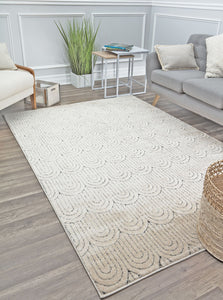 CosmoLiving By Cosmopolitan Cadence CN40A Sandstone Area Rug