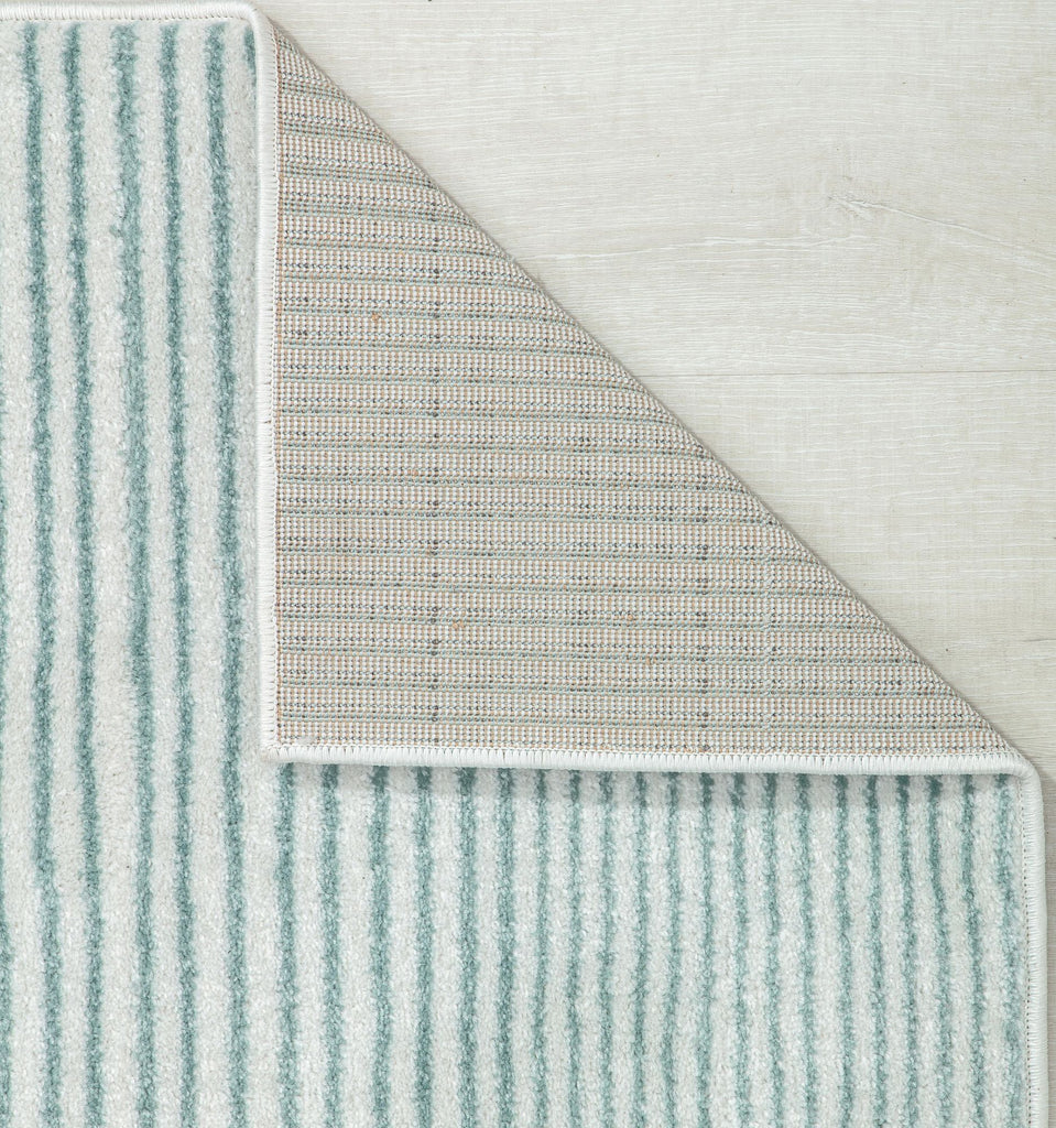 Isaac Mizrahi Callum CM20A Peppermint Pinstripes Area Rug