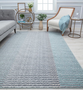 Our beautiful Callum,Miss Aligned,Callum Miss Aligned,2'6" x 4',Contemporary,Pile Height: 0.4,High Traffic,Polypropylene,Soft touch,High Traffic,Contemporary,Geometric,Blue,Gray,Turkey,Rectangle,CM65A Area Rug