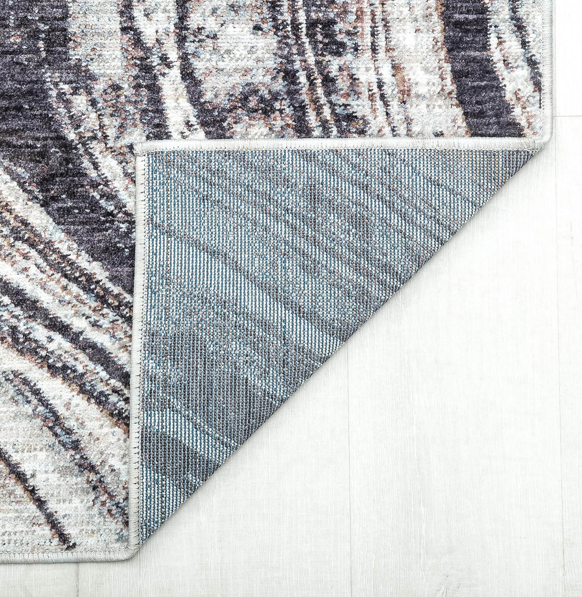 Celestia Abstract Gray Area Rug 2'6" x 8' Mason Brooks MasonBrooks