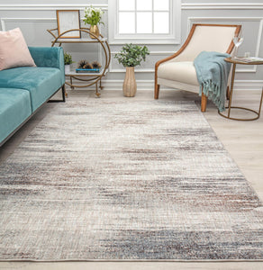 Our beautiful Celestia,Misty Silver,Celestia Misty Silver,2'6" x 4',Contemporary,Pile Height: 0.4,High Traffic,Polyester,Recycled,High Traffic,Contemporary,Abstract,Gray,Rust,Turkey,Rectangle,CA20A Area Rug