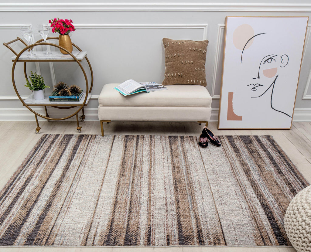 Mason Brooks Celestia CA20B Gazey Gray Area Rug