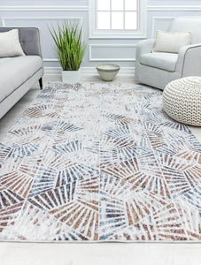 Our beautiful Celestia,Stonington Gray,Celestia Stonington Gray,2'6" x 4',Contemporary,Pile Height: 0.4,High Traffic,Polyester,Recycled,High Traffic,Contemporary,Abstract,Gray,Rust,Turkey,Rectangle,CA30A Area Rug