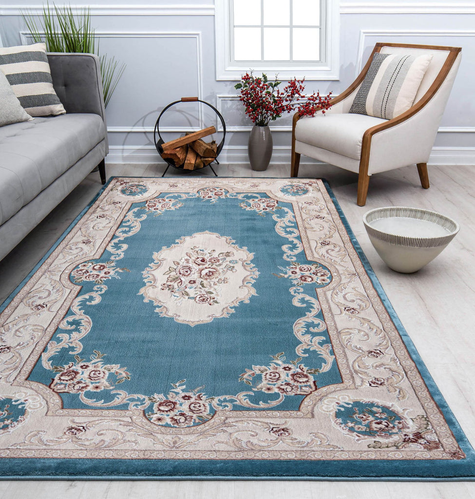 Mason Brooks Century CY10A Aubusson Blue Area Rug