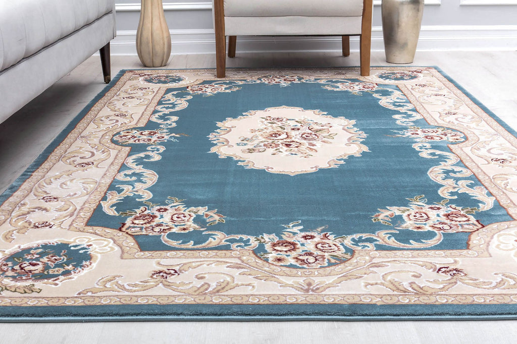 Mason Brooks Century CY10A Aubusson Blue Area Rug