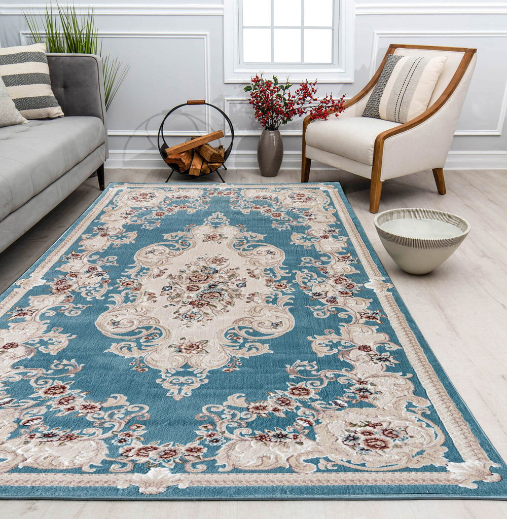 Mason Brooks Century CY20B Classic Blue Area Rug